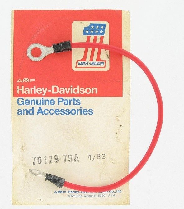 New OEM Genuine Harley-Davidson Wire Battery Positive To Circuit Breaker, 70129-79A