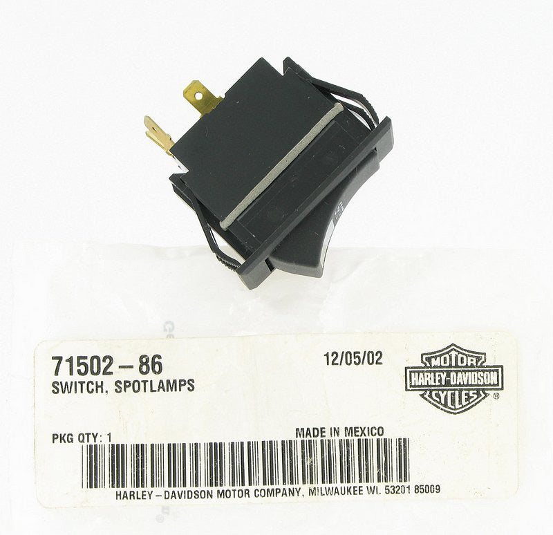 New OEM Genuine Harley-Davidson Switch Spot Lamps, 71502-86