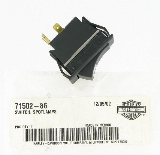 New OEM Genuine Harley-Davidson Switch Spot Lamps, 71502-86