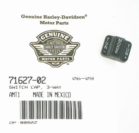 New OEM Genuine Harley-Davidson Switch Cap 3-Way, 71627-02