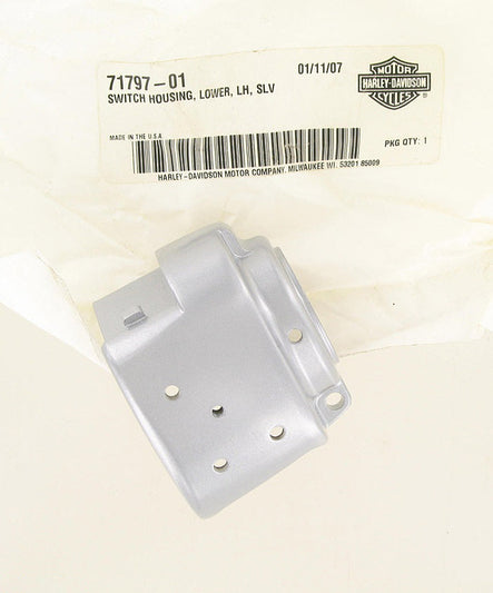 New OEM Genuine Harley-Davidson Switch Housing Lower Left Hand, 71797-01