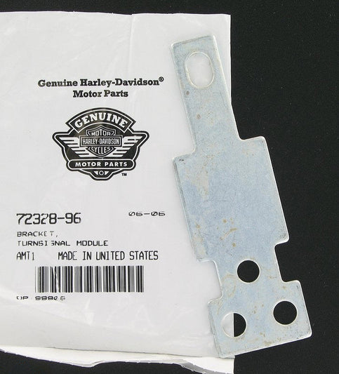 New OEM Genuine Harley-Davidson Bracket Turn Signal Module, 72328-96