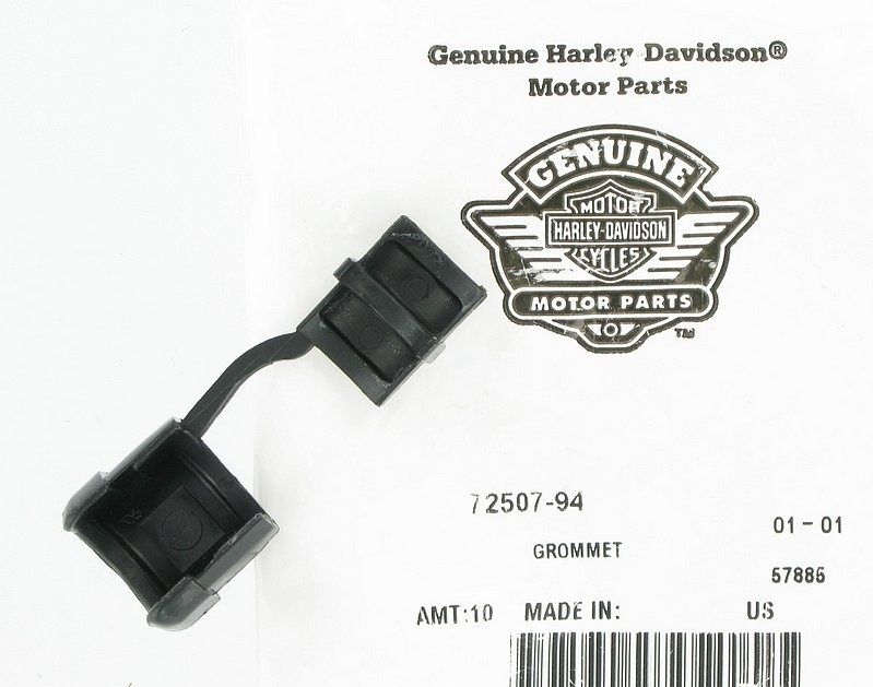 New OEM Genuine Harley-Davidson 2-Pack Acorn Nut Low Crown, 72507-94