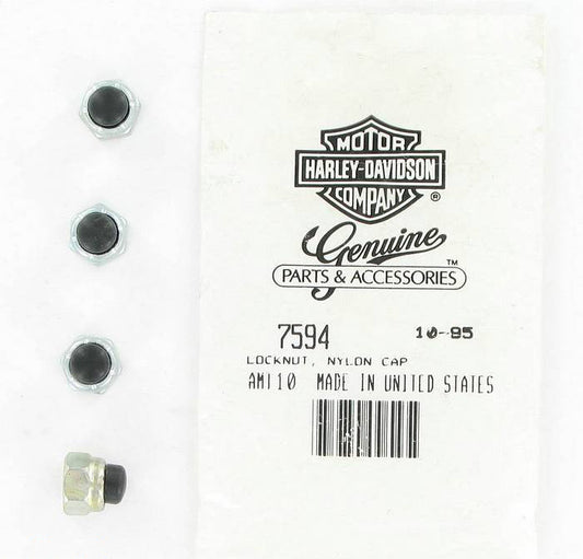 New OEM Genuine Harley-Davidson Lock Nut 5 16"-18 Nylon Cap Luggage Rack, 7594