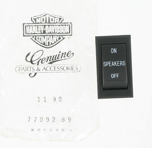 New OEM Genuine Harley-Davidson Switch Speaker Control On Fairing, 77092-89