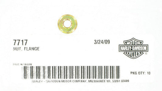 New OEM Genuine Harley-Davidson Flange Nut 1 4"-20, 7717