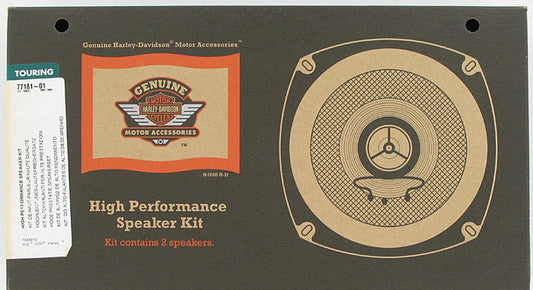 New OEM Genuine Harley-Davidson Speaker Kit, 77181-01