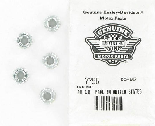 New OEM Genuine Harley-Davidson Keps Nut 5 16"-18 X 1 2" Hex, 7796