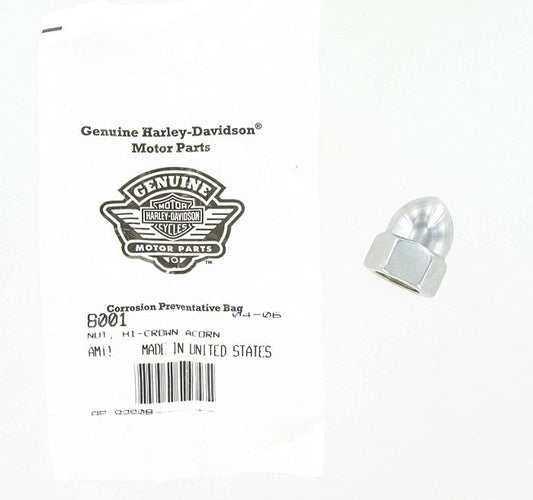 New OEM Genuine Harley-Davidson Acorn Nut 1 2"-20 X 3 4" Hex, 8001