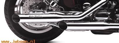 New OEM Genuine Harley-Davidson Muffler Kit Slash Cut, 80104-99