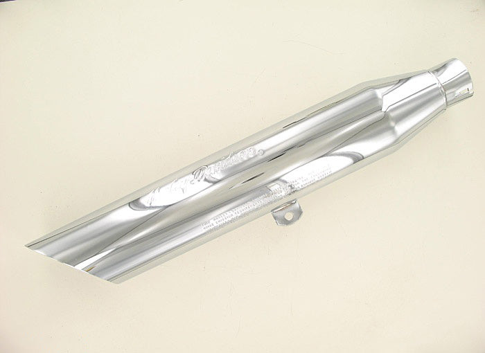 New OEM Genuine Harley-Davidson Muffler Slash Down Chrome, 80362-99