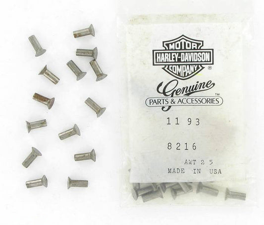 New OEM Genuine Harley-Davidson Rivet 5 32" X 7 16" Countersunk Head, 8216