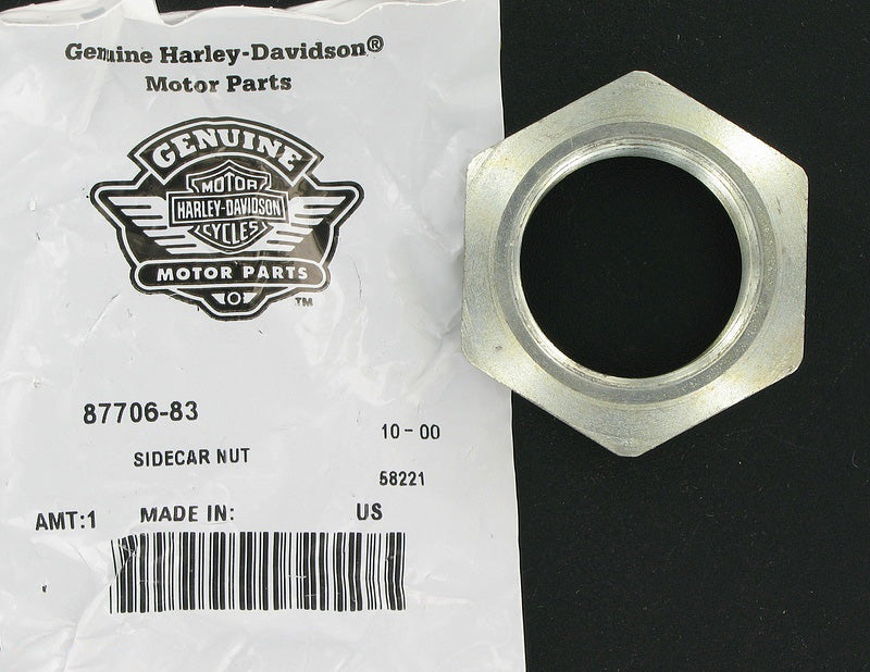 New OEM Genuine Harley-Davidson Locknut Axle Shaft Tle, 87706-83