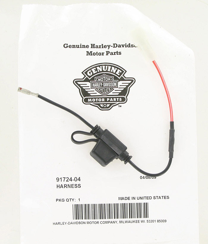 New OEM Genuine Harley-Davidson Harness, 91724-04