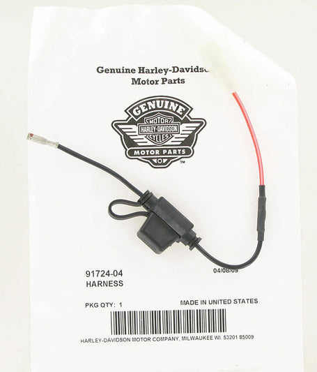 New OEM Genuine Harley-Davidson Harness, 91724-04