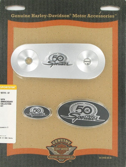 New OEM Genuine Harley-Davidson 50Th Anniversary Collection Kit Air Cleaner Fender Trim, 92278-07