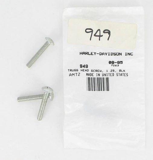 New OEM Genuine Harley-Davidson Screw 10-32 X 1-1 4" Pozidriv Truss Head, 949