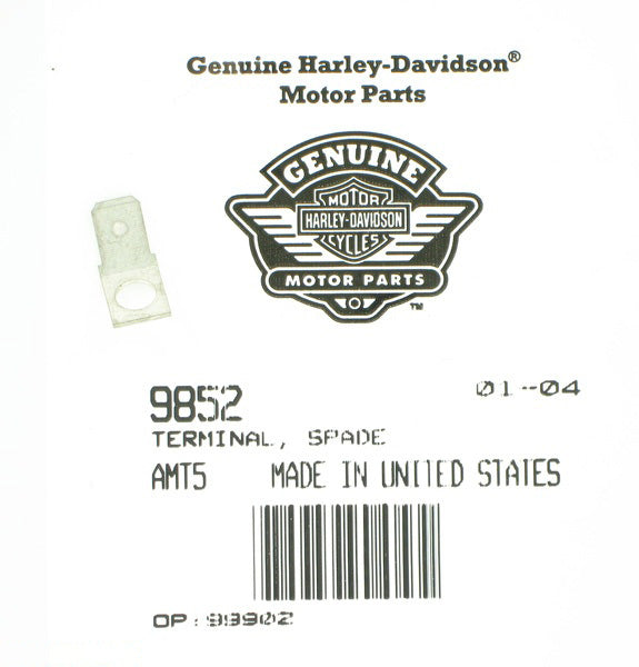 New OEM Genuine Harley-Davidson Terminal Spade, 9852