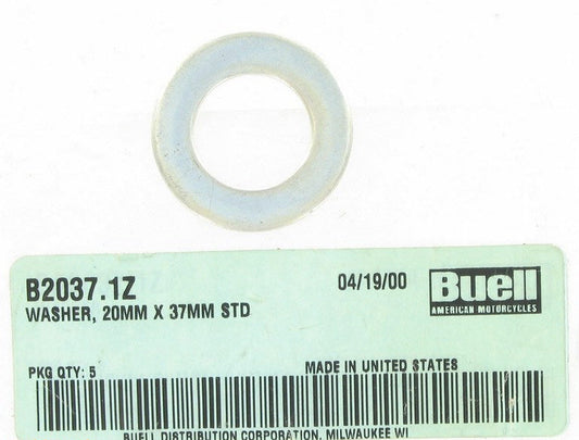 New OEM Genuine Harley-Davidson Washer 20Mm X 37Mm, B2037.1Z