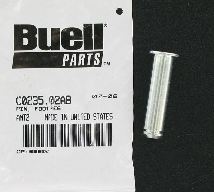 New OEM Genuine Harley-Davidson Foot Peg Pin Buell Xb 1125R, C0235.02A8