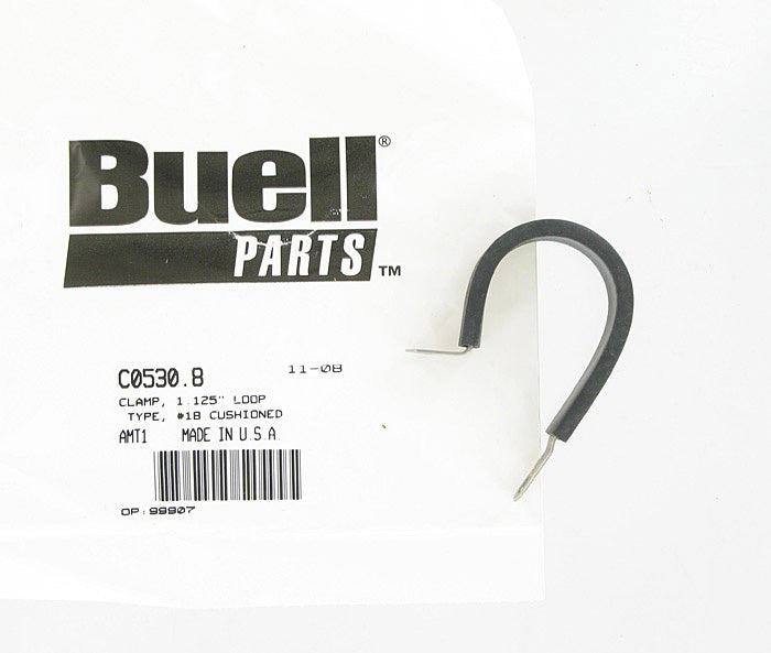 New OEM Genuine Harley-Davidson Clamp 1.125" Loop Type No.18 Cushioned Buell S2 S3 96-98, C0530.8