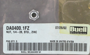 New OEM Genuine Harley-Davidson Nut 1 4