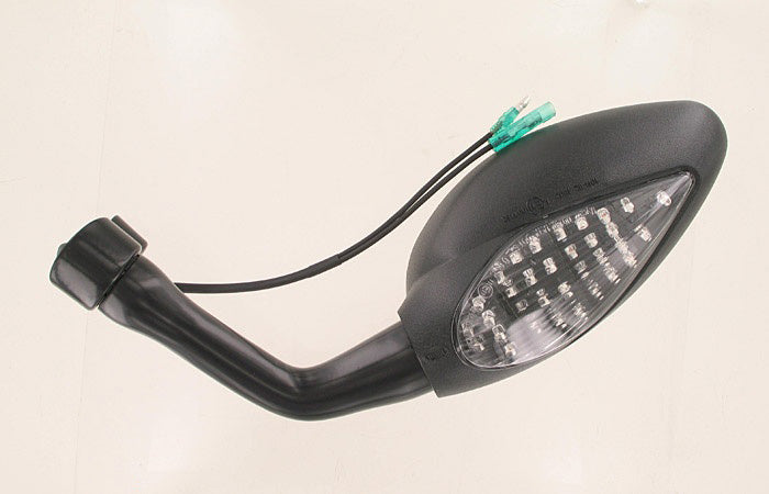 New OEM Genuine Harley-Davidson Mirror Right With Integrated Turn Signal, N0162.1ATA