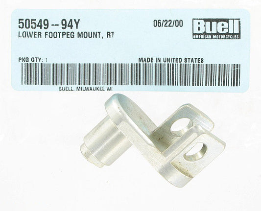 New OEM Genuine Harley-Davidson Mount Foot Peg Lowering Kit Right, N0420.8