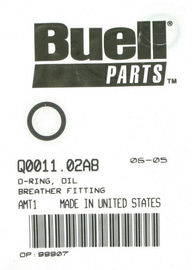 New OEM Genuine Harley-Davidson O-Ring Oil Breather Fitting, Q0011.02A8