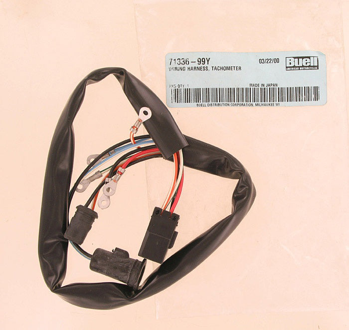 New OEM Genuine Harley-Davidson Wiring Harness Tachometer, YH032.K